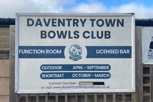 Daventry Town Bowls Club plays host to the new day centre. 