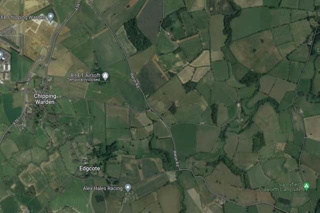 The fire happened on a farm in Welsh Road, Chipping Warden.