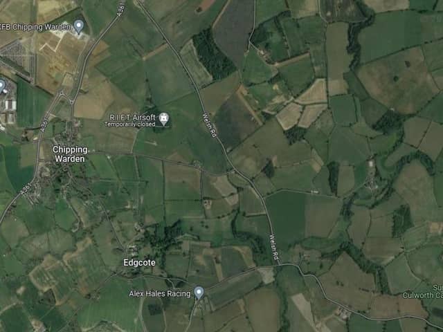 The fire happened on a farm in Welsh Road, Chipping Warden.