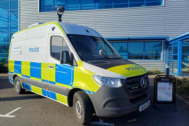 A specialist van is being loaned to Northamptonshire Police from Bedfordshire Police
