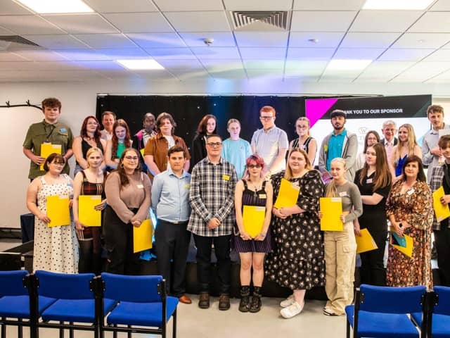 The winners of the Northampton College student awards held at Daventry Campus
