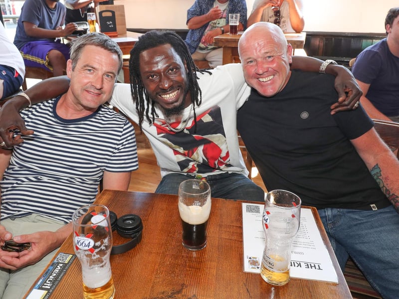 David Aggar, Lamin Dampha and John Southern at the Kings
(220421-7042)