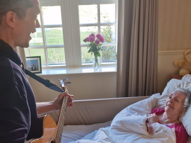 Music bring the world alive joy to the hearts of the residents