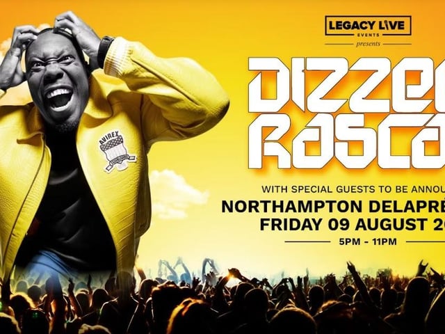 Grime artist Dizzee Rascal will take to the stage at Delapre Abbey on Friday August 9 for an outdoor, summer gig. He rose to fame in the 2000s with hits Dance Wiv Me, Bonkers and Holiday. Gates open at 5pm. Search Legacy Live Events for more information.
