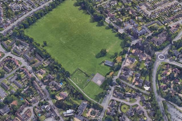 Police want to find a woman who approached two young children Dallington Park, Northampton, last month