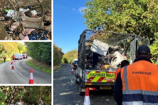 2.5 tonnes of fly-tipping cleared from Northamptonshire lane by North ...