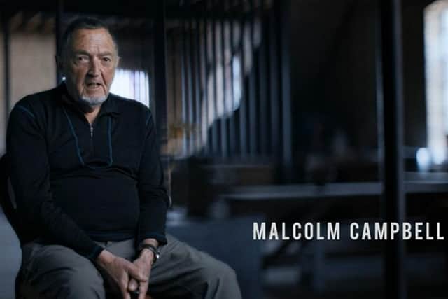 Geoff's dad Malcolm Campbell