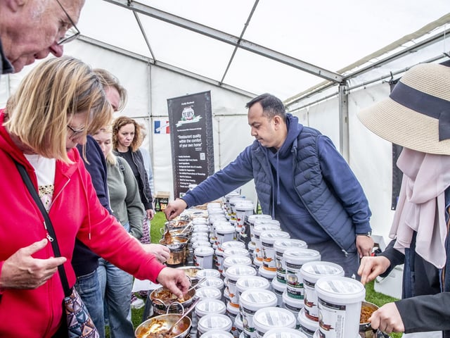 The exhibitors attended the festival on the Playing Fields at Kislingbury on Monday, May 29, from 10am to 6pm.