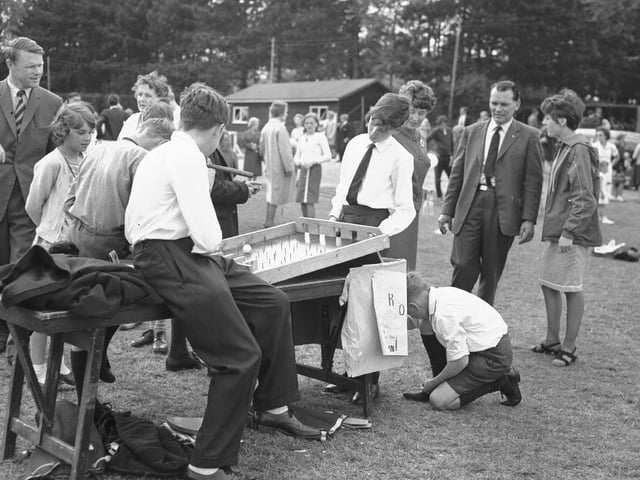 Looking Back old glass negsJuly 11, 1964Northampton Grammar School fete and open day