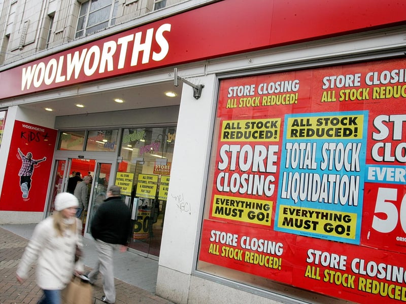 2009 - Woolworths Abington Street - last days of trading.