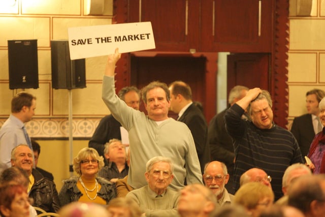 Here's Fitzy at a debate at the Guildhall on the future of the town...again, Fitzy makes he thoughts absolutely clear