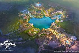 How the new Universal Studios UK theme Park might look.