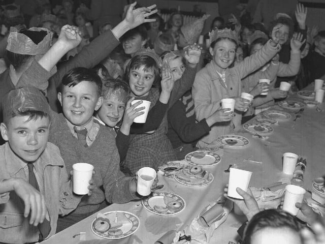 This photograph is captioned as "Raphael Tuck's party"