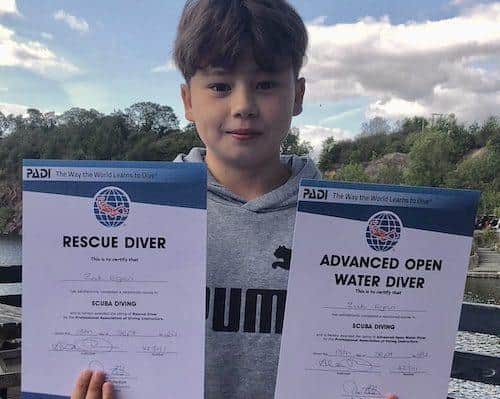 Zak Egan Master Scuba Diver