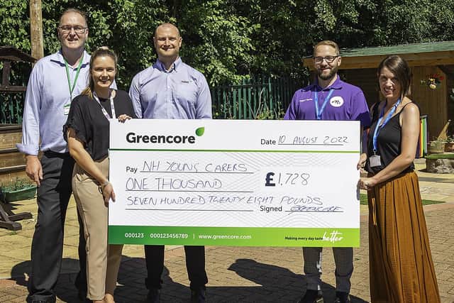 Food manufacturer ‘delighted’ to present Northamptonshire Young Carers ...