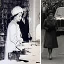 Queen Elizabeth II visits Northampton.