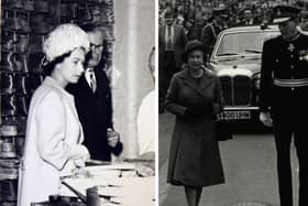 Queen Elizabeth II visits Northampton.