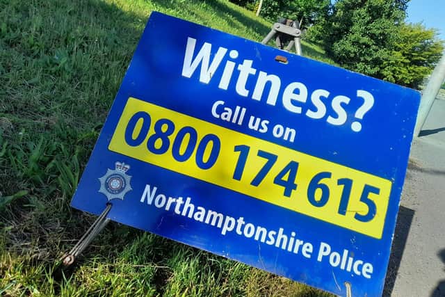 Crash investigators are appealing for witnesses after a woman died following a crash on the A5 in Northamptonshire on Thursday