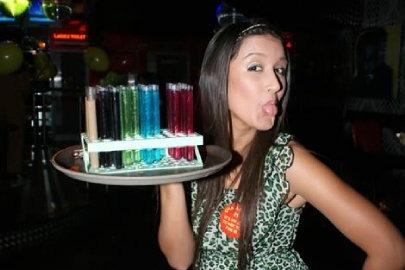 Nostalgic pictures from a festive night out on the town
