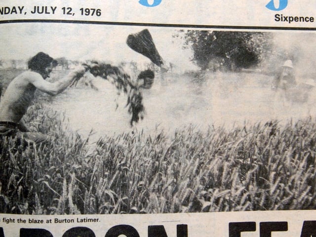 Field fires were common place