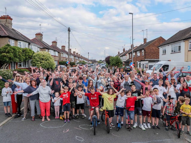 Kingsway, Kingsthorpe street party.