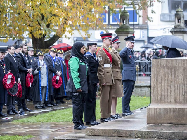 Remembrance Day 2023, Northampton. (Pictures: Kirsty Edmonds)
