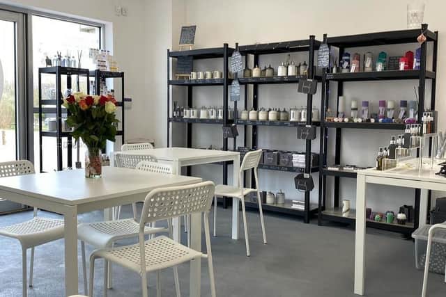 The business sells candles, skincare and perfume ranges and Tanya hopes her natural products offer a hug to her customers’ homes.