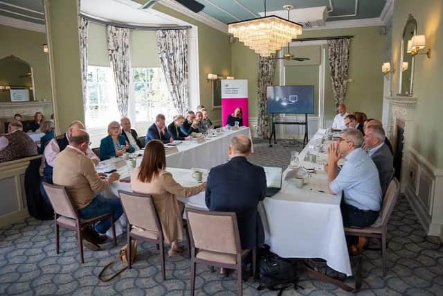West Northamptonshire Council (WNC) leader Councillor Mark Arnull and chief executive Martin Henry joined local authority leaders, MPs, government ministers and other regional stakeholders at a roundtable in Bedford on August 19.