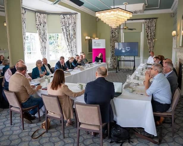 West Northamptonshire Council (WNC) leader Councillor Mark Arnull and chief executive Martin Henry joined local authority leaders, MPs, government ministers and other regional stakeholders at a roundtable in Bedford on August 19.