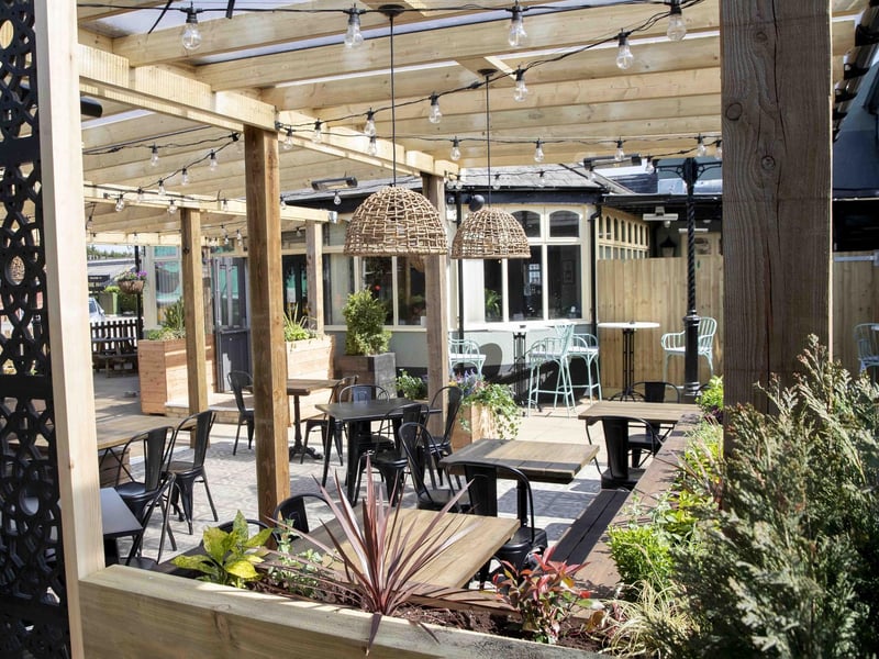 The Harlestone Road pub's garden has had a stylish makeover