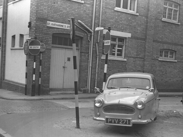 July 10, 1964 Reliant three-wheeler in St Katharine's Street, Northampton