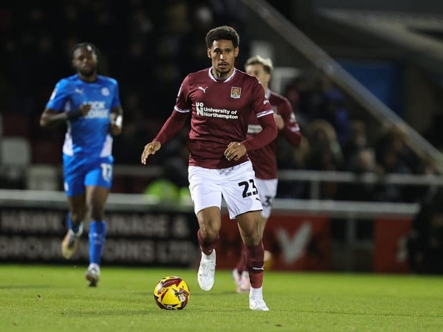 Clear why Sampson brought him back for this game. His athleticism and running power were useful traits as Cobblers set up to press high and go hard at Posh. He covered a lot of ground before being withdrawn on the hour... 7.5
