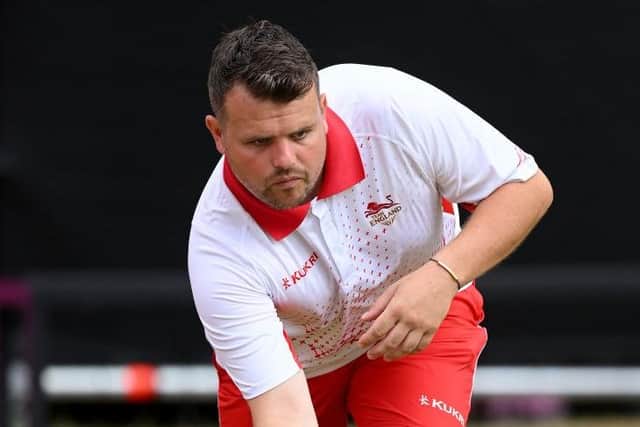 Northampton's Jamie Walker in action for Team England in the Gold Medal Match at the Commonwealth Games on Tuesday