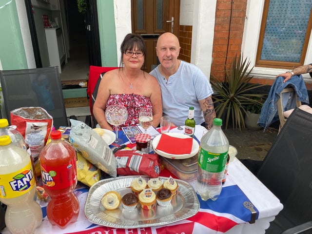 A DJ was playing and drinks were flowing in Edinburgh Road, Kingsthorpe.