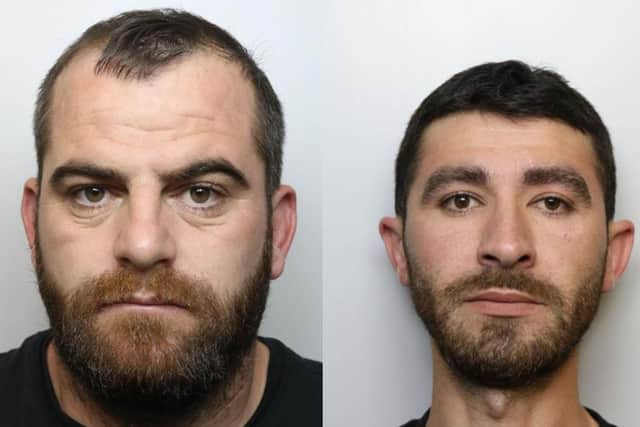 Arlind Mucaj (left), Aranit Qerimi (right) and Orald Leka (not pictured) have all been jailed in relation to drugs offences.