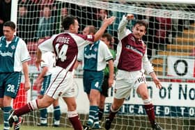 Jamie Forrester scored one of the goals that helped seal promotion for Northampton Town on 6 May 2000.