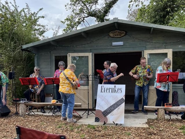 People celebrated at the centre near Daventry during the May bank holiday weekend (May 5 and 6).