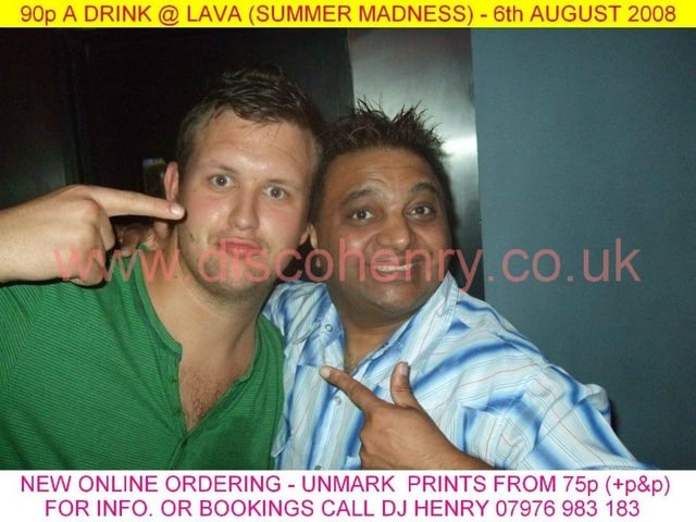 Nostalgic pictures from a 90p a drink night out at Lava in August 2008