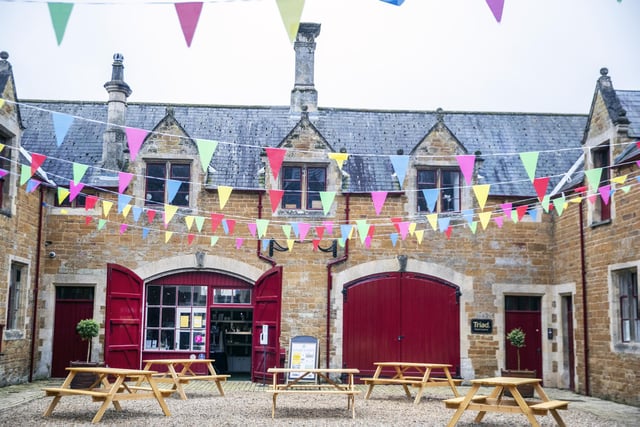 The Old Stableyard Tearoom opened at Holdenby House on Saturday, April 1 2023. It is being run by Emily Armstrong, who owns the Mill House tearoom in Wootton, and all cakes and bakes are homemade.
