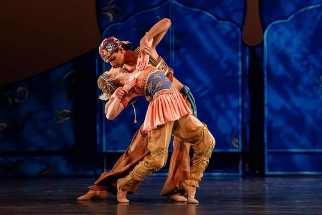 BRB2 dancers Andrea Riolo and Ixan Llorca Ferrer. Photo by Tristram Kenton