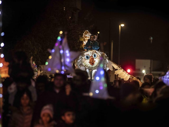 Celebrations for the festival of lights included a parade and entertainment in Northampton town centre on Saturday (November 4).