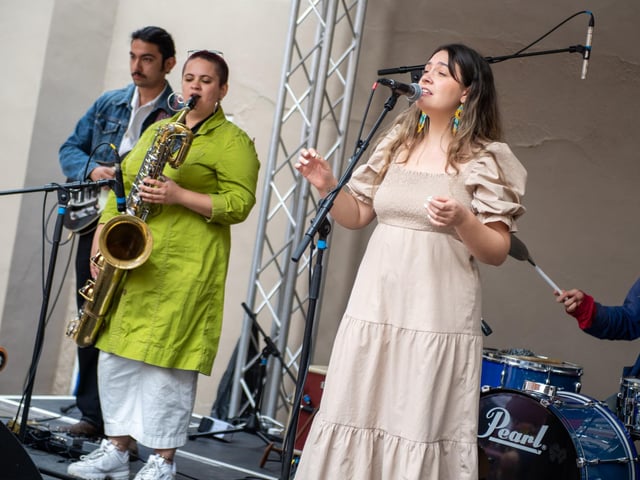 Elle Delaney & Co, Northampton Music Festival 2022. Photo by David Jackson.