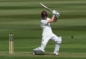 Calvin Harrison had a good day with the bat for Northamptonshire