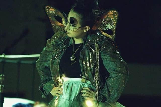 Jess on stage as a performing arts student before her change of career direction! She performed the role of Tinkerbell in a production of Peter Pan.