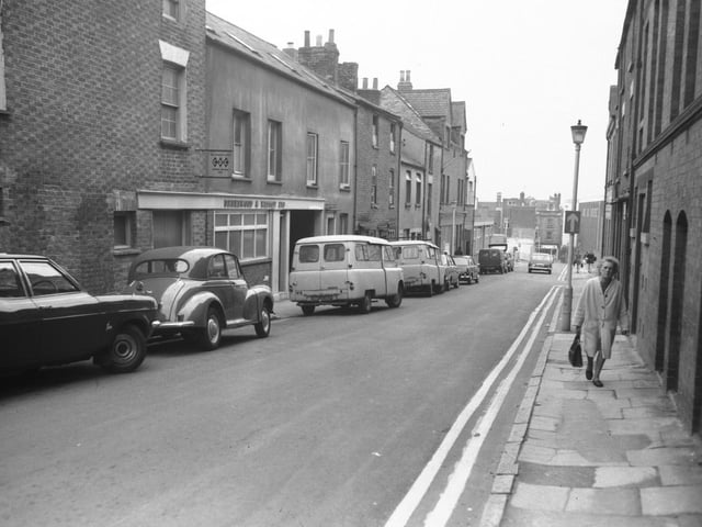 Wellington Street, looking down towards Abington Street, Northampton town centre, June 17, 1971