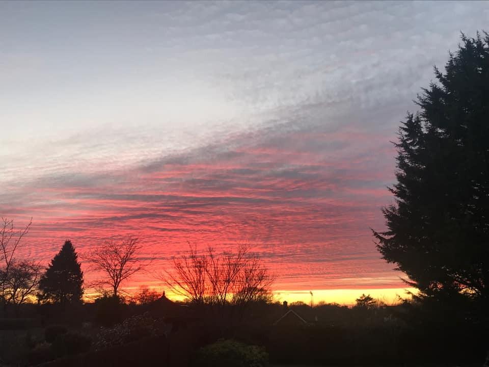 A stunning scene captured from Weston Favell.