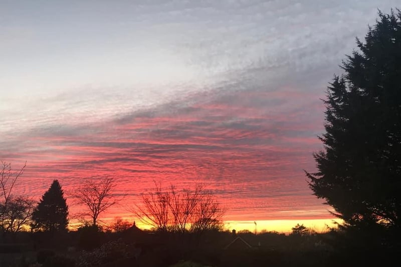 A stunning scene captured from Weston Favell.