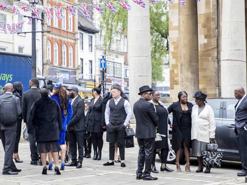 Hundreds attended All Saints' Church in town on Friday morning (May 12) to pay their respects to 16-year-old fatal stab victim Fred Shand