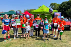 The Northamptonshire Health Charity troupe launched their fun run event at Northampton Carnival