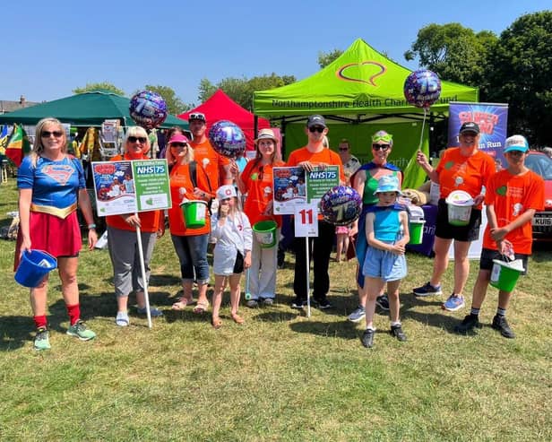 The Northamptonshire Health Charity troupe launched their fun run event at Northampton Carnival